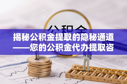壤塘揭秘公积金提取的隐秘通道——您的公积金代办提取咨询指南