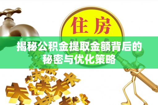 壤塘揭秘公积金提取金额背后的秘密与优化策略