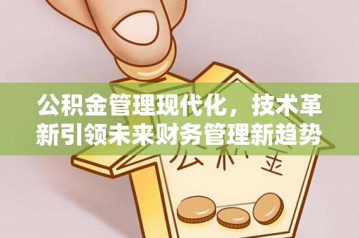 壤塘公积金管理现代化，技术革新引领未来财务管理新趋势