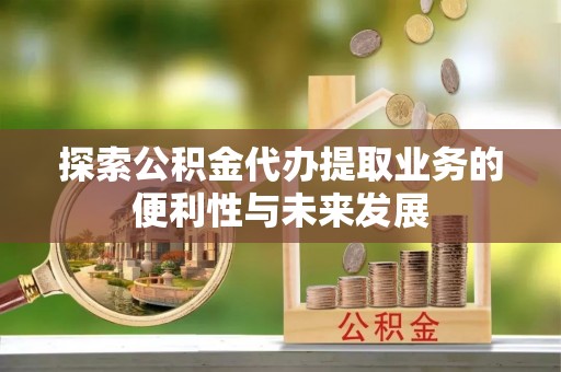 壤塘探索公积金代办提取业务的便利性与未来发展