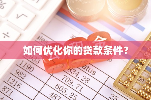 壤塘如何优化你的贷款条件？