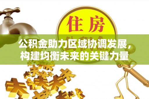 壤塘公积金助力区域协调发展，构建均衡未来的关键力量