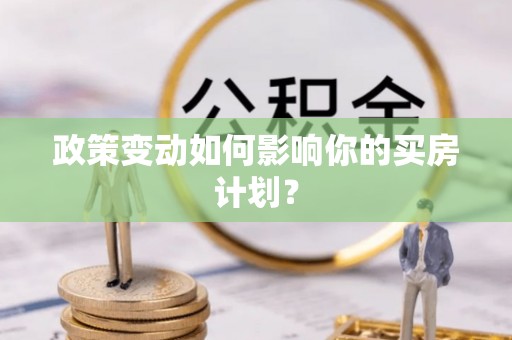 壤塘政策变动如何影响你的买房计划？