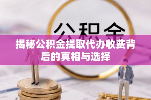 壤塘揭秘公积金提取代办收费背后的真相与选择