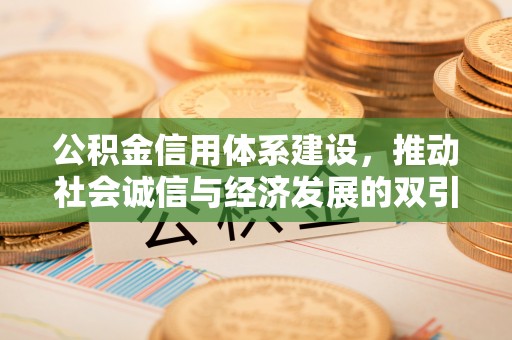 壤塘公积金信用体系建设，推动社会诚信与经济发展的双引擎