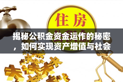 壤塘揭秘公积金资金运作的秘密，如何实现资产增值与社会福利双赢？