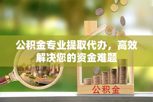 壤塘公积金专业提取代办，高效解决您的资金难题
