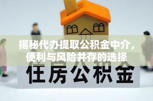 壤塘揭秘代办提取公积金中介，便利与风险并存的选择