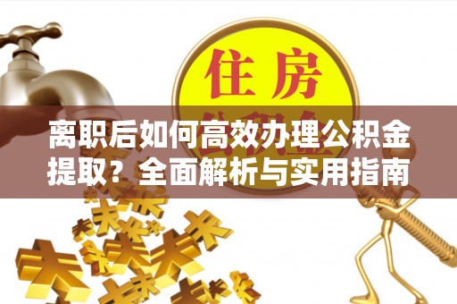 壤塘离职后如何高效办理公积金提取？全面解析与实用指南