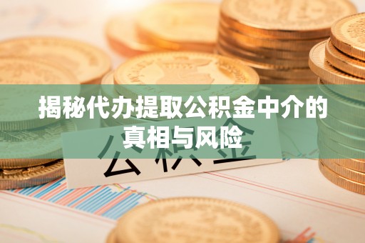 壤塘揭秘代办提取公积金中介的真相与风险