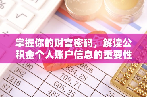 壤塘掌握你的财富密码，解读公积金个人账户信息的重要性