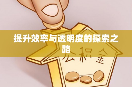 壤塘提升效率与透明度的探索之路