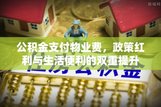 壤塘公积金支付物业费，政策红利与生活便利的双重提升