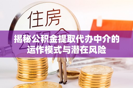 壤塘揭秘公积金提取代办中介的运作模式与潜在风险