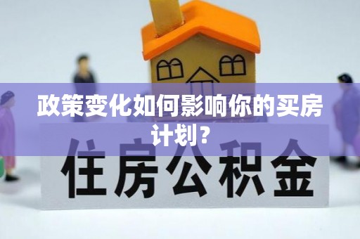 壤塘政策变化如何影响你的买房计划？