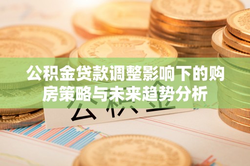 壤塘公积金贷款调整影响下的购房策略与未来趋势分析
