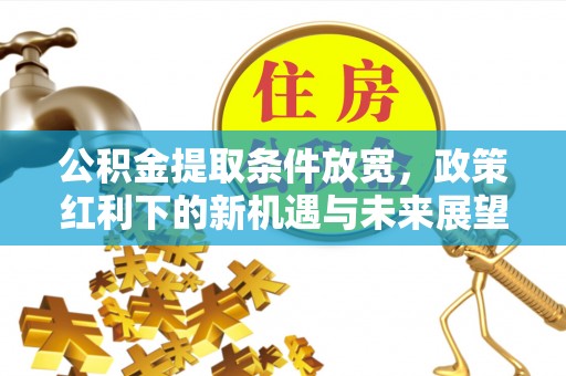 壤塘公积金提取条件放宽，政策红利下的新机遇与未来展望