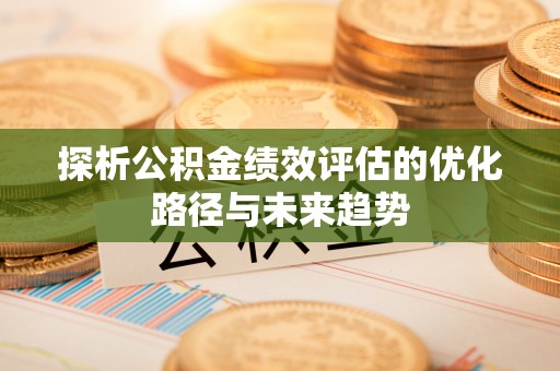 壤塘探析公积金绩效评估的优化路径与未来趋势