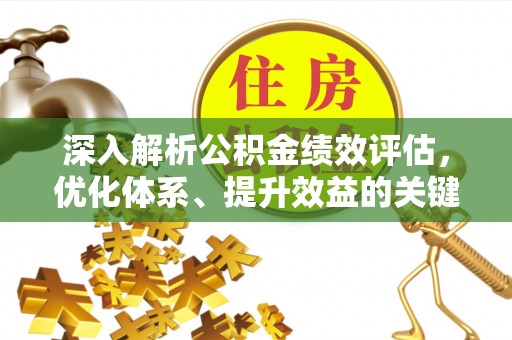 壤塘深入解析公积金绩效评估，优化体系、提升效益的关键路径