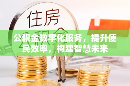 壤塘公积金数字化服务，提升便民效率，构建智慧未来