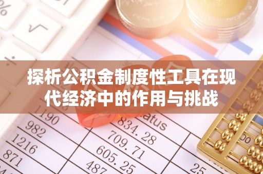 壤塘探析公积金制度性工具在现代经济中的作用与挑战