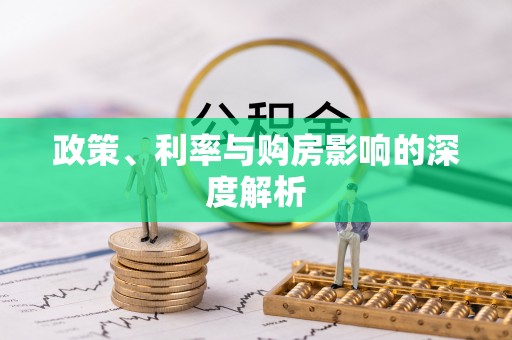 壤塘政策、利率与购房影响的深度解析