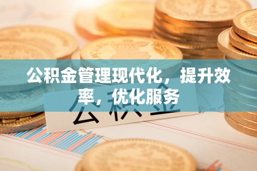 壤塘公积金管理现代化，提升效率，优化服务