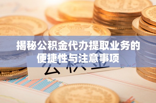 壤塘揭秘公积金代办提取业务的便捷性与注意事项