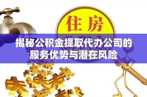 壤塘揭秘公积金提取代办公司的服务优势与潜在风险