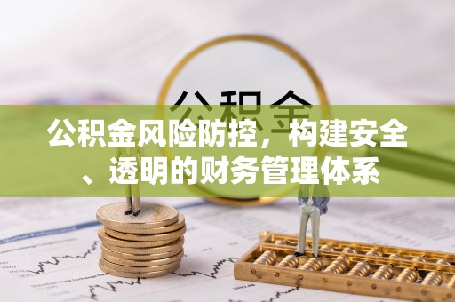 壤塘公积金风险防控，构建安全、透明的财务管理体系