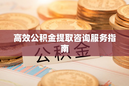 壤塘高效公积金提取咨询服务指南