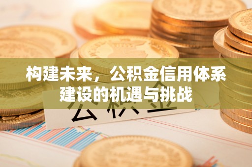 壤塘构建未来，公积金信用体系建设的机遇与挑战