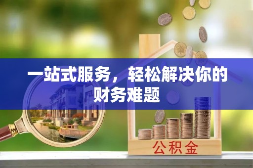 壤塘一站式服务，轻松解决你的财务难题