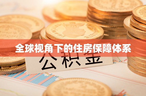 壤塘全球视角下的住房保障体系