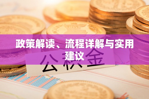 壤塘政策解读、流程详解与实用建议